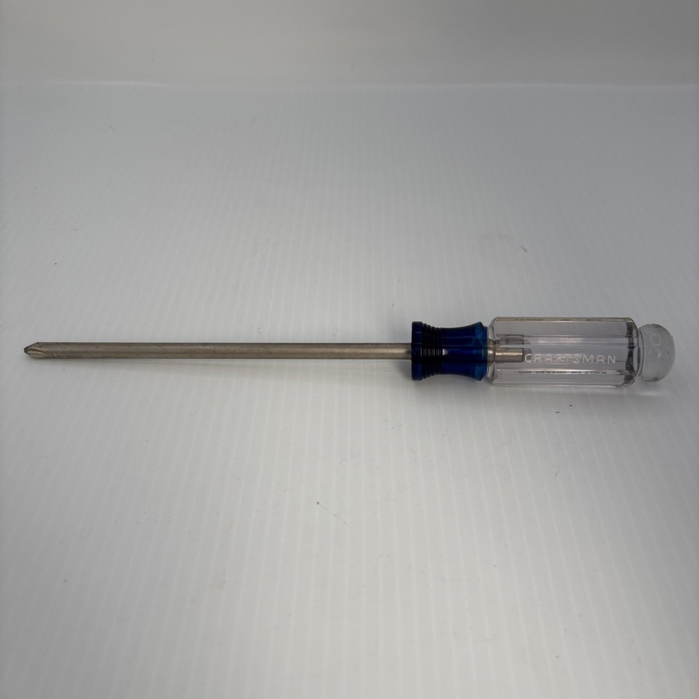New Craftsman #2 P2 x 6-in Phillips Screwdriver 41853 AD WF Clear Ball End